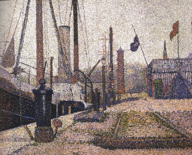 Georges Seurat The Maria at Honfleur oil painting picture